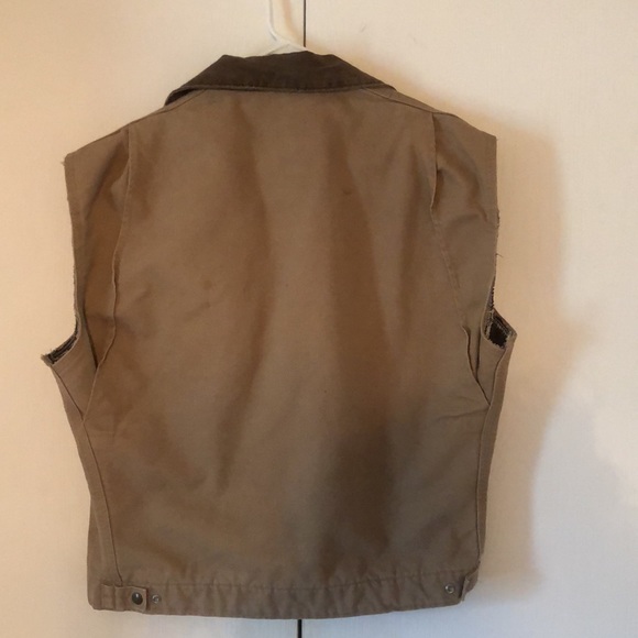 VTG Carhartt men’s flannel zip up vest - Picture 12 of 17